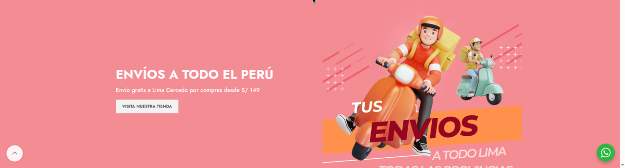 Envíos a todo el Perú. Envío gratis a Lima Cercado por compras desde S/ 149. Visita nuestra tienda.